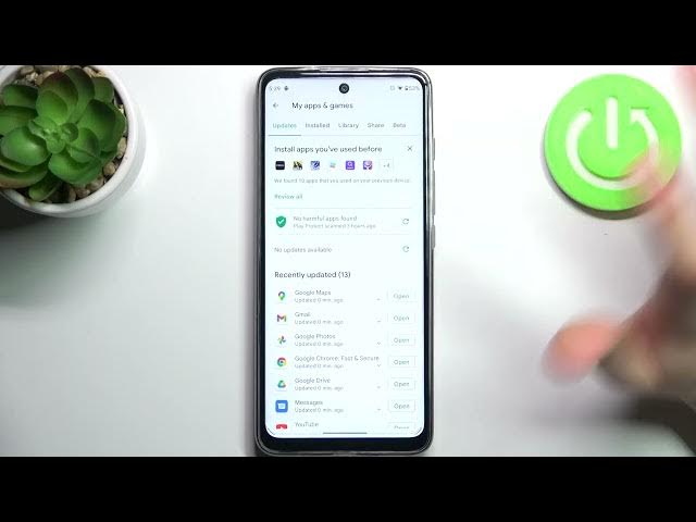 Video thumbnail for How to Update Apps in MOTOROLA Moto G60s – Find Apps Updates