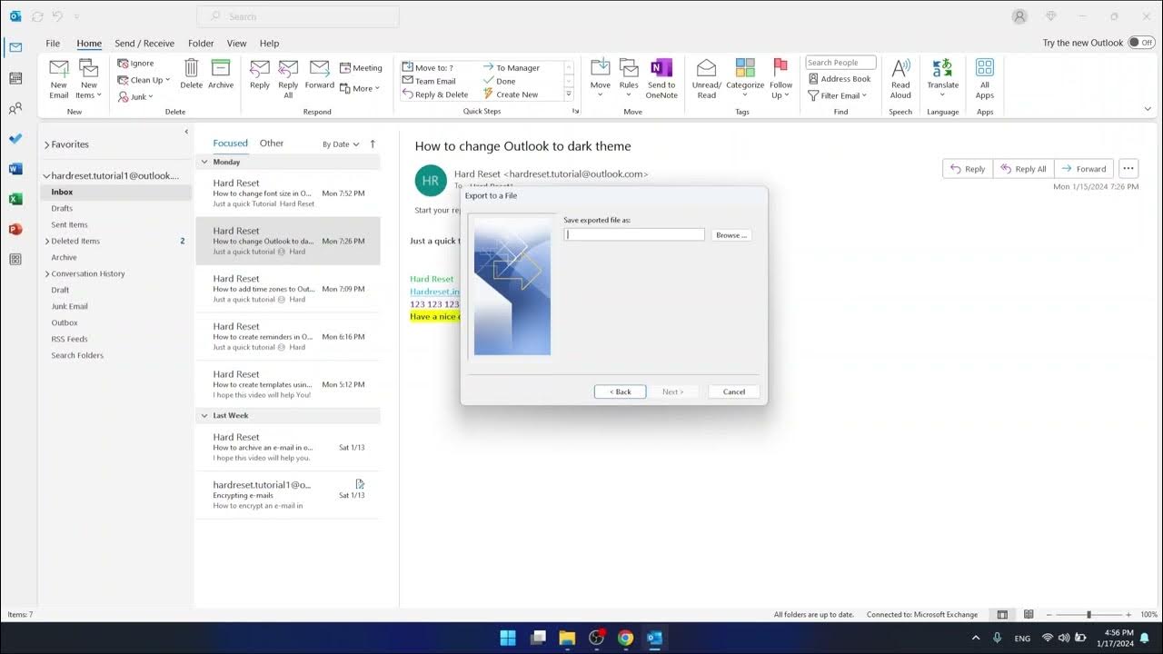 Video thumbnail for How to Export Contacts from Outlook