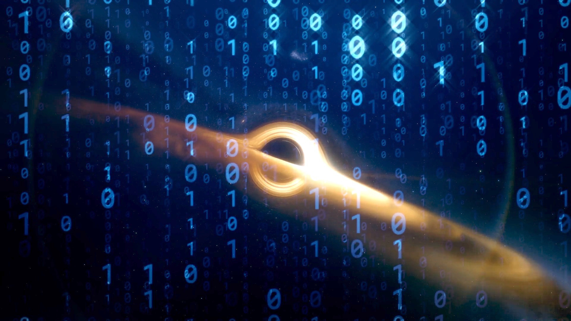 Video thumbnail for Inside NASA's computer simulation of falling into a black hole