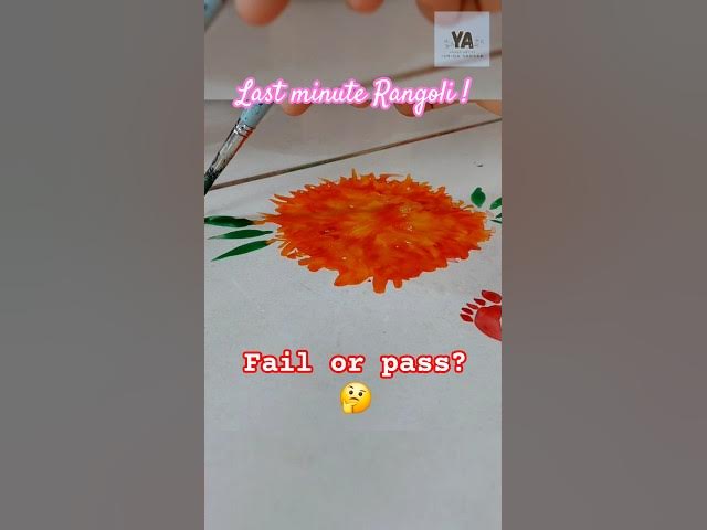 Video thumbnail for Last Minute Lakshmi Puja Rangoli ! || Fail or Pass ? 🤔 || 🪷🪷 #rangoli #lakshmipuja #bengali