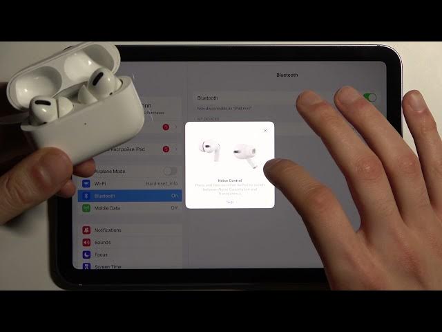 Video thumbnail for How to Connect AirPods Pro with iPad mini 2021? Link AirPods Pro with iPad