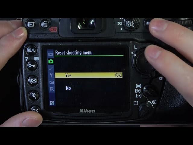 Video thumbnail for How To Reset Shooting Menu On NIKON D300