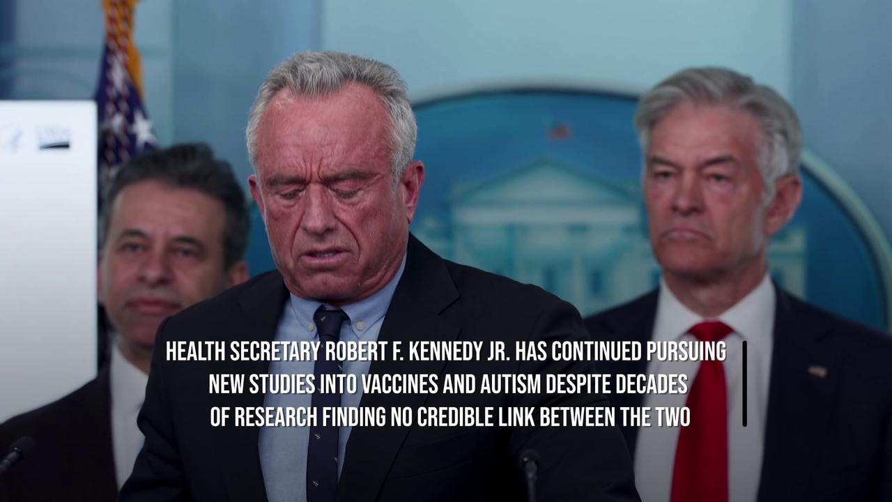 Video thumbnail for Trump Weighs Executive Order On Vaccines And Autism.