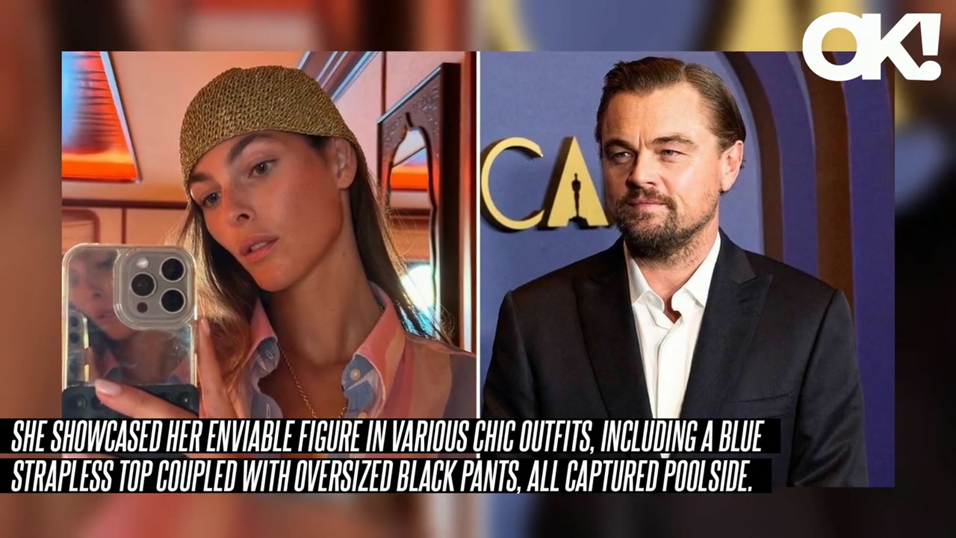 'Video thumbnail for Leonardo DiCaprio's Girlfriend Vittoria Ceretti Ditches Her Top in Sultry Photo'