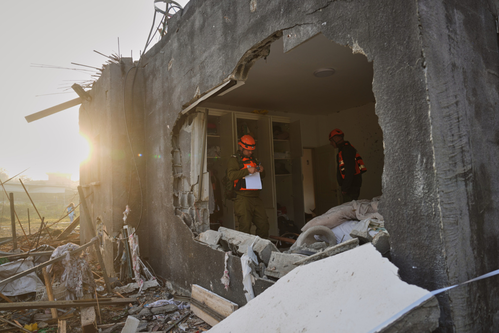 Video thumbnail for Missile attack in northern Israel: Strike on community of Zarzir injures at least 58