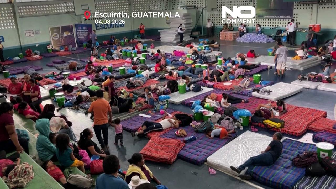 Video thumbnail for Fuego volcano eruption forces mass evacuations in Guatemala