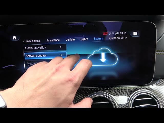 Video thumbnail for How to Turn On / Off Automatic Software Updates in Mercedes E63S AMG? MBUX Software Update