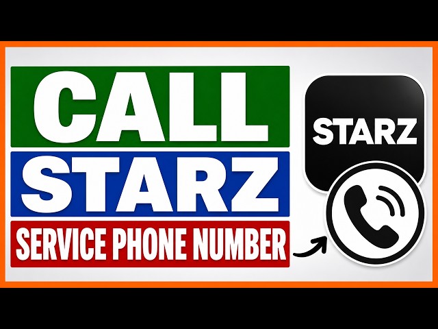 Video thumbnail for How To Find & Call Starz Customer Service Phone Number? [in 2026]