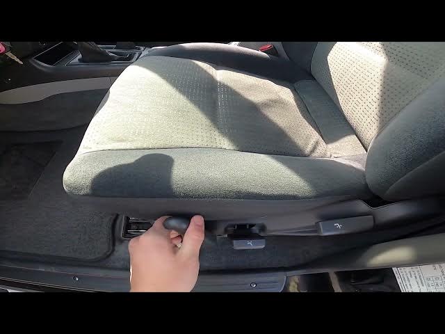 Video thumbnail for How to Change Seat Position in Mitsubishi Pajero III ( 2000 – 2006 ) - Adjust Seat Position