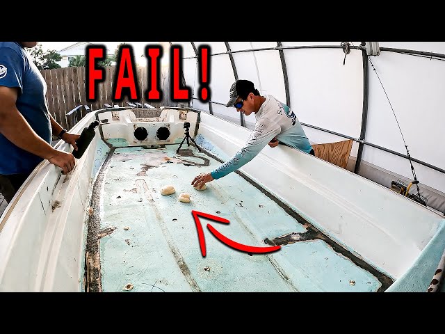 Video thumbnail for Foam Coring A Boat Gone Wrong!!! (NEVER DO THIS!)