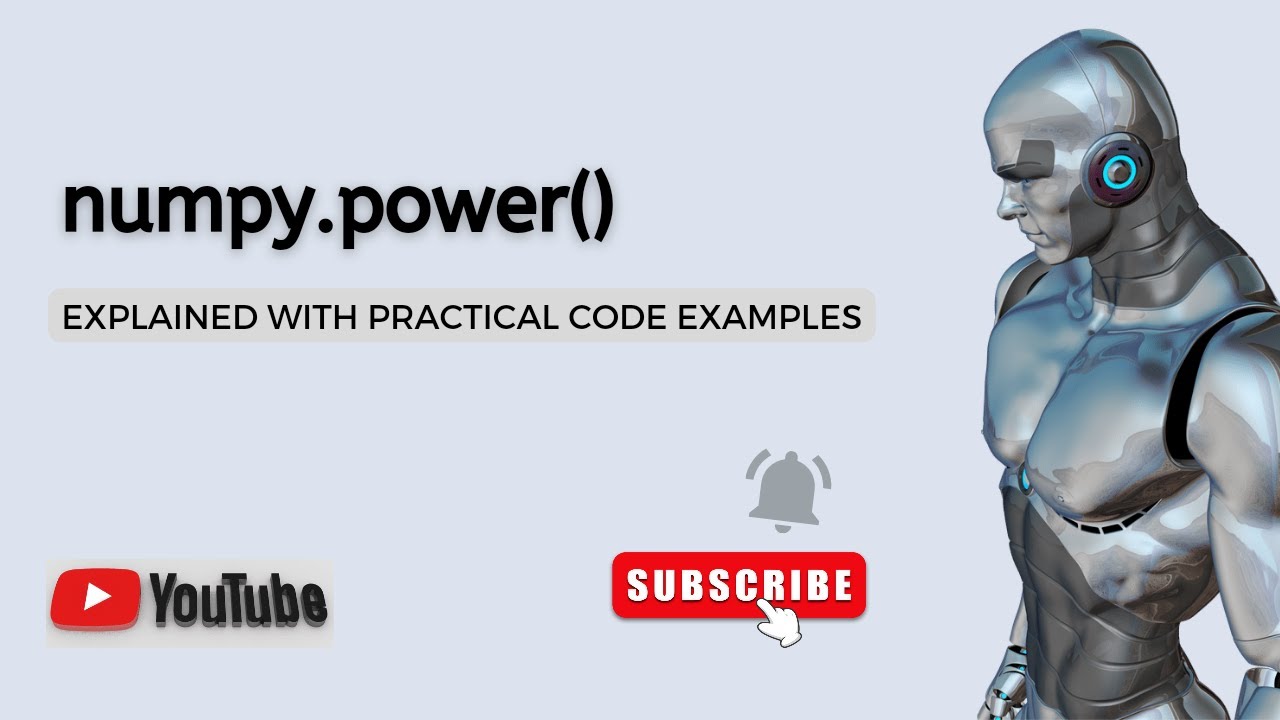 'Video thumbnail for Python Numpy Power Function Explained | Python Tutorial'