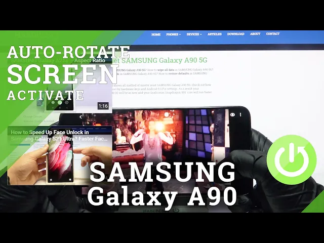 Video thumbnail for SAMSUNG Galaxy A90 and Auto-Rotation Option - Rotate Screen