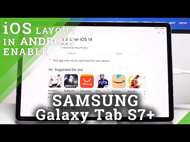 Video thumbnail for How to Download & Apply iOS Launcher in Samsung Galaxy Tab S7+?