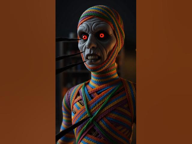 Video thumbnail for I Built a MUMMY with Rainbow Looms