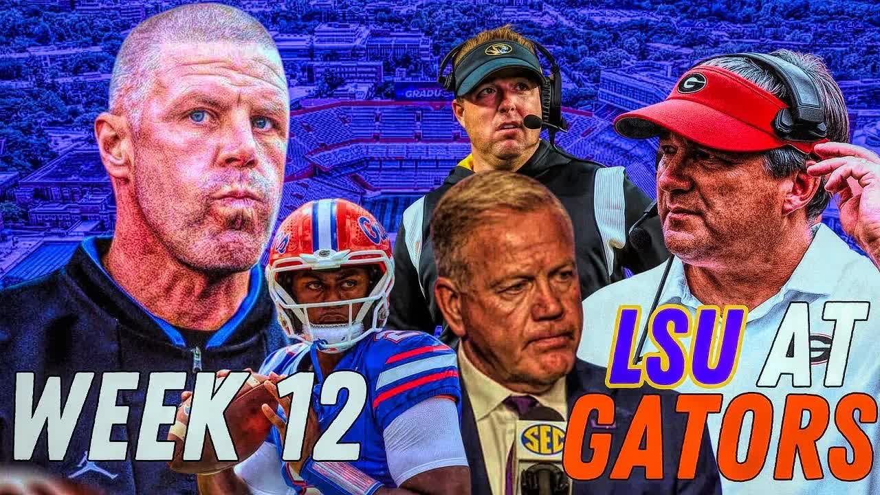 Video thumbnail for Can Lagway & Gators UPSET LSU, Will UGA be ELIMINATED from Playoffs and is MIZZOU a Fraud?