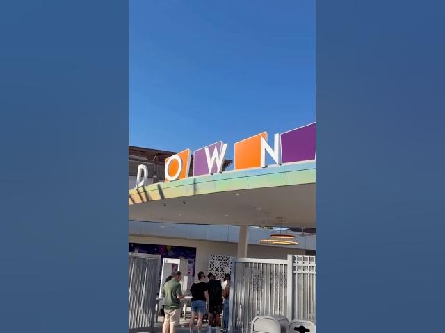 Video thumbnail for Downtown Disney District has a new Halloween Time-themed sign at the entrance from its parking lot.