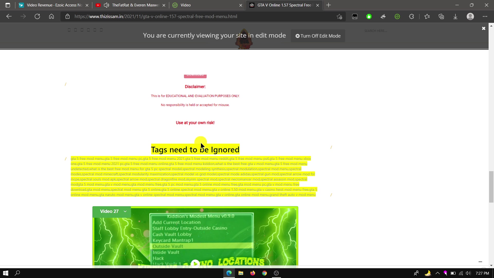 Video thumbnail for 2021-11-09 19-27-20