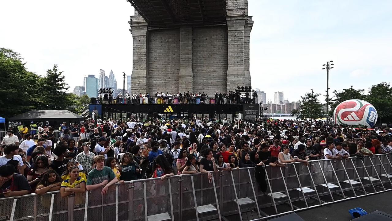 Video thumbnail for NY: Adidas FIFA World Cup 2026 Watch Party In Brooklyn.