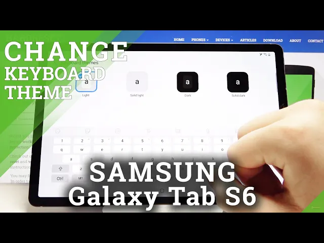Video thumbnail for How to Change Keyboard Theme in SAMSUNG Galaxy Tab S6 – Change Keyboard Look