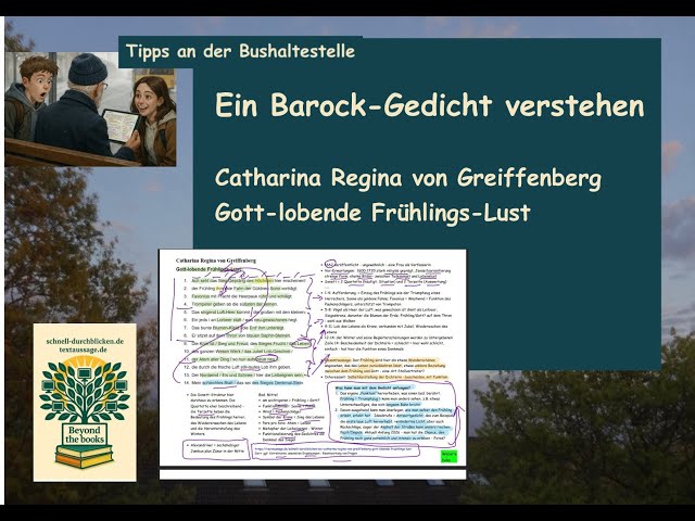 Video thumbnail for Frühling als Siegermacht? Greiffenbergs Barockgedicht „Gott-lobende Frühlings-Lust“ erklärt