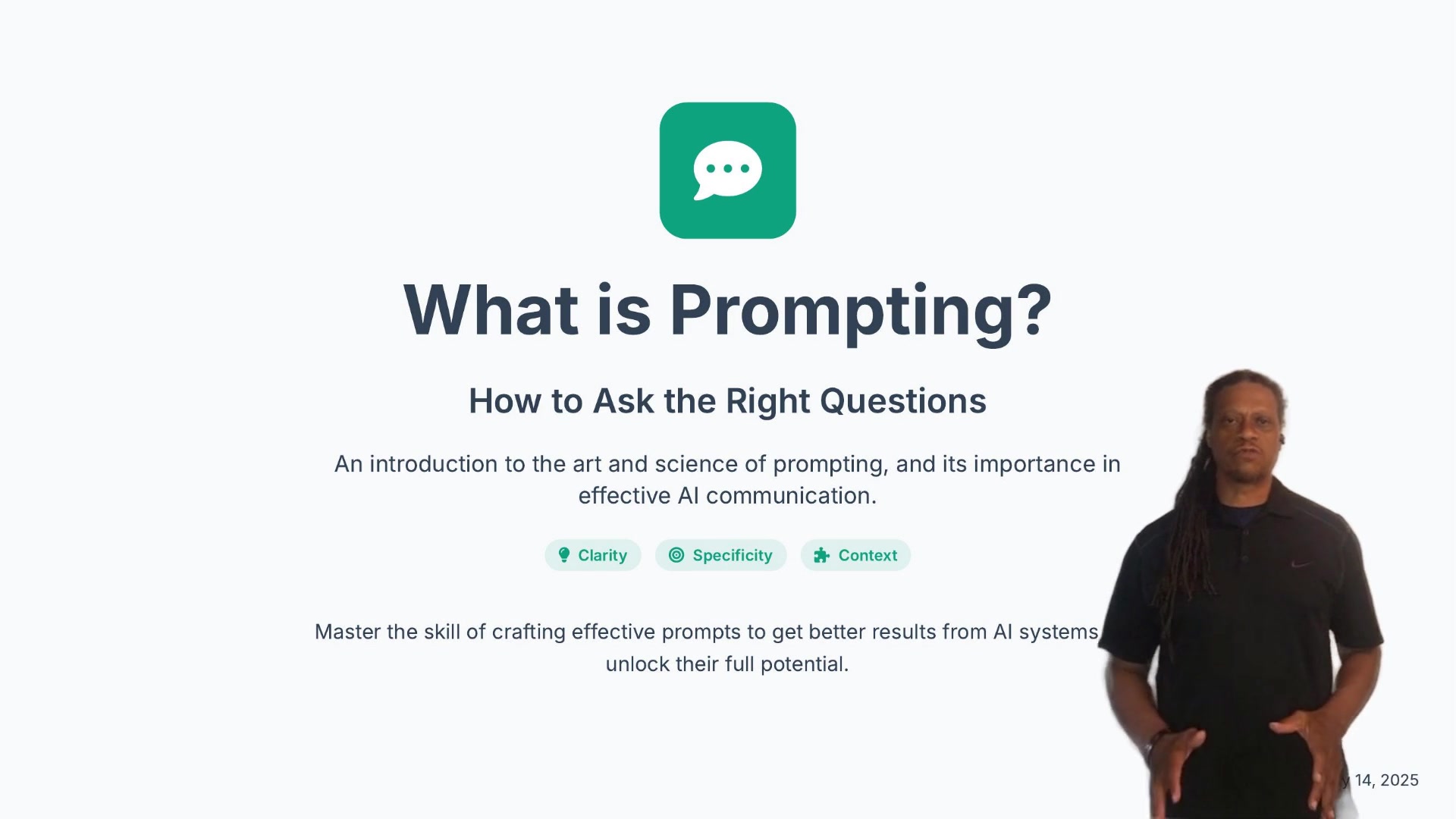 Video thumbnail for What is Prompting