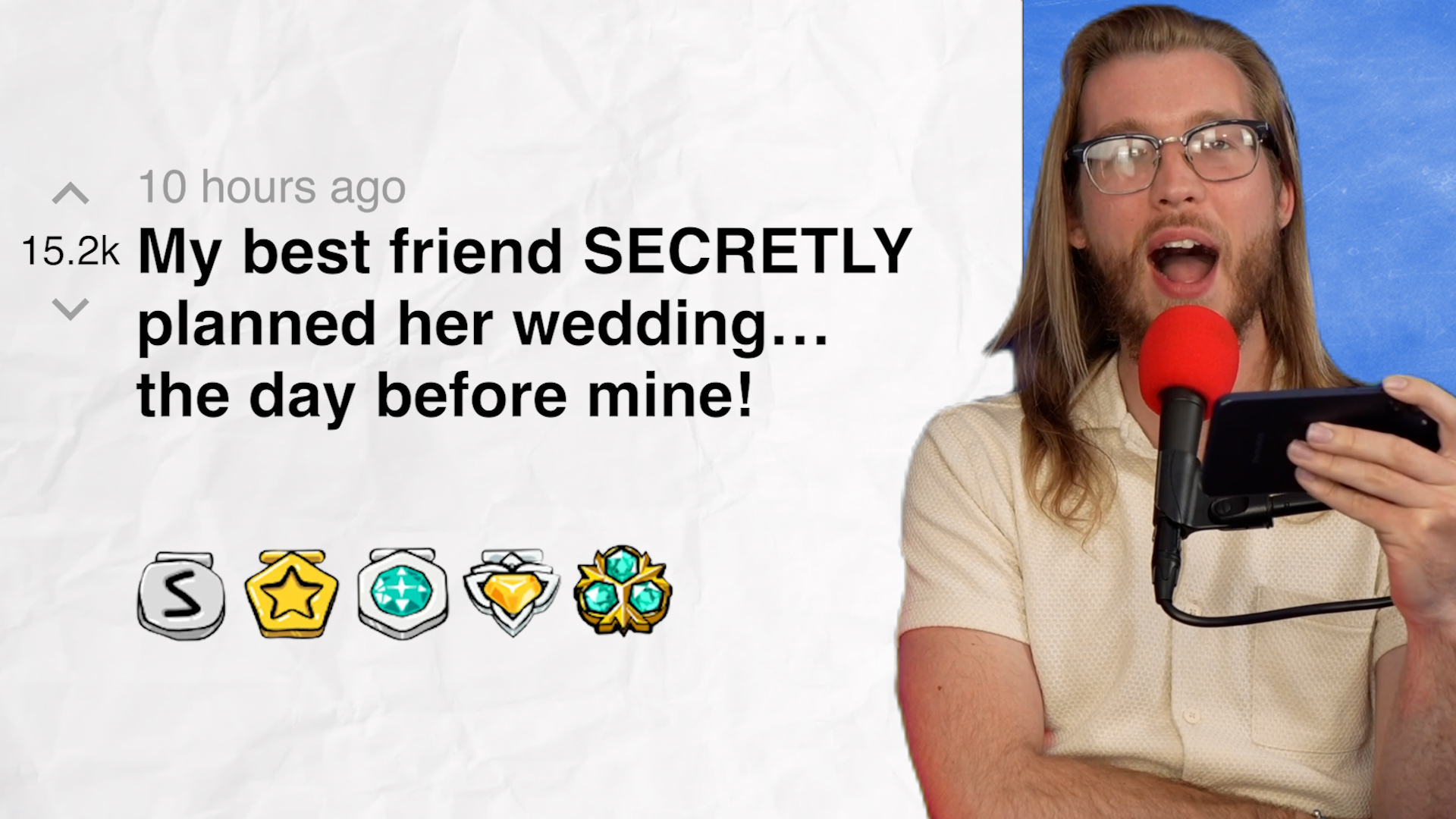 Video thumbnail for My best friend SECRETLY planned her wedding… the day before mine! - r/WeddingDrama | Reddit Stories