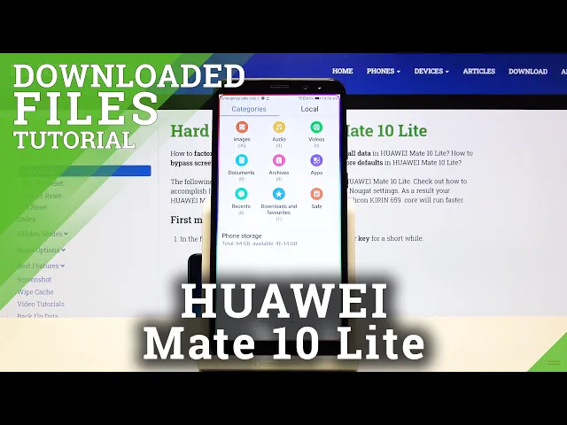 Video thumbnail for Change Files Location – HUAWEI Mate 10 Lite and File with Downloads