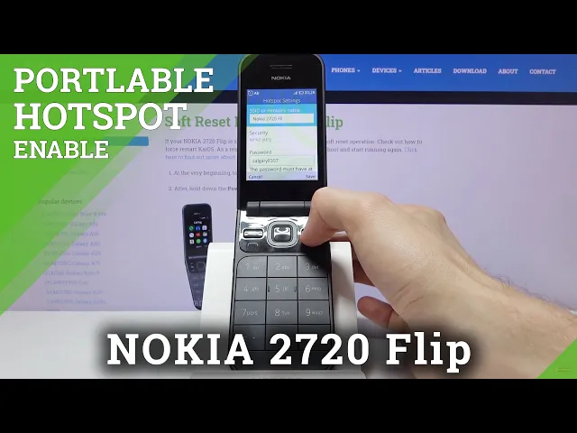 Video thumbnail for How to Activate Portable Hotspot in NOKIA 2720 Flip – Network Access Point