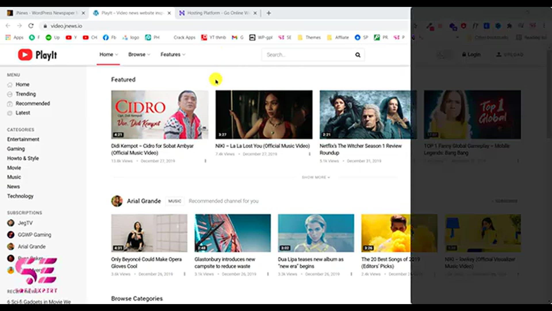 'Video thumbnail for How To Make A Website Like YouTube Using WordPress _ Video Sharing Website Design'