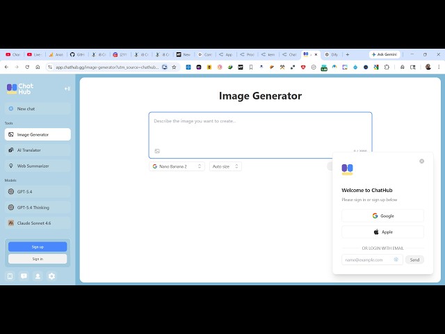 Video thumbnail for This ChatHub AI is INSANE Compare GPT, Claude & Gemini Side-by-Side Unlimited to Build Apps,Images