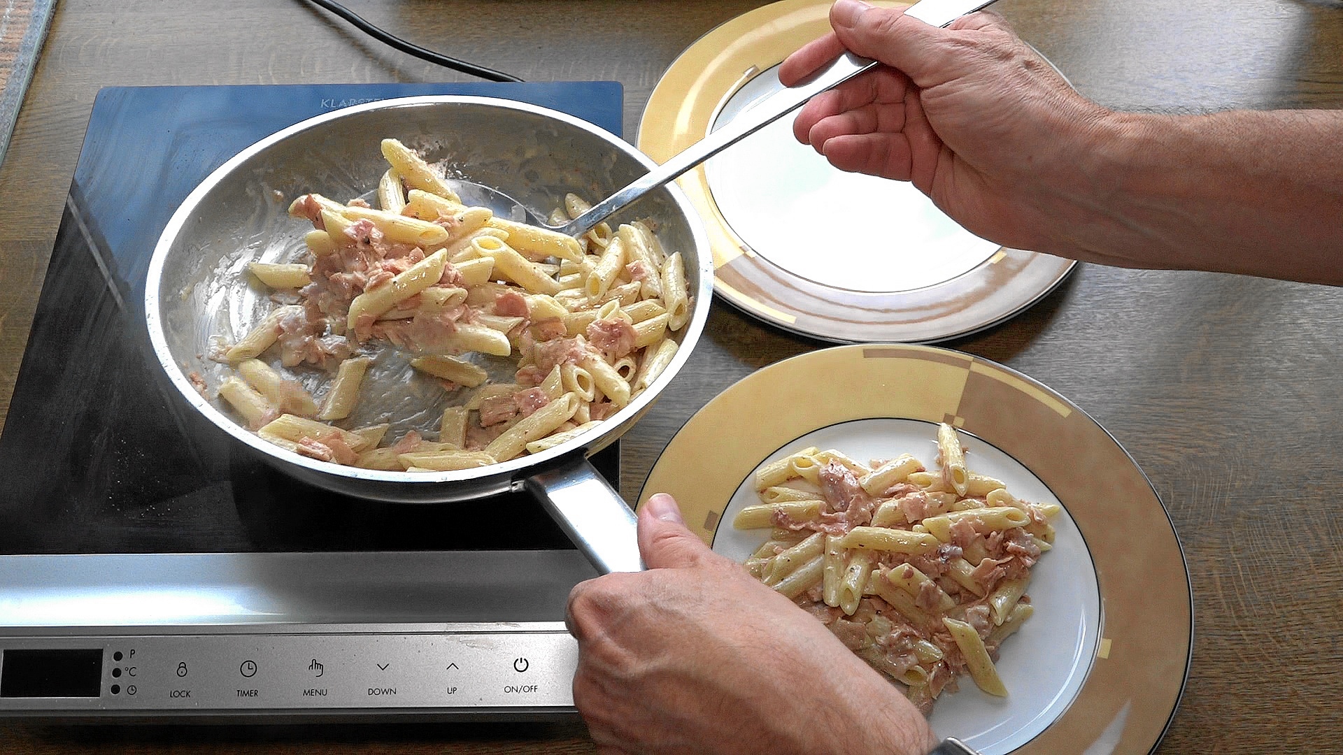 video of: Pasta, Prosciutto &amp; Parmigiano Reggiano