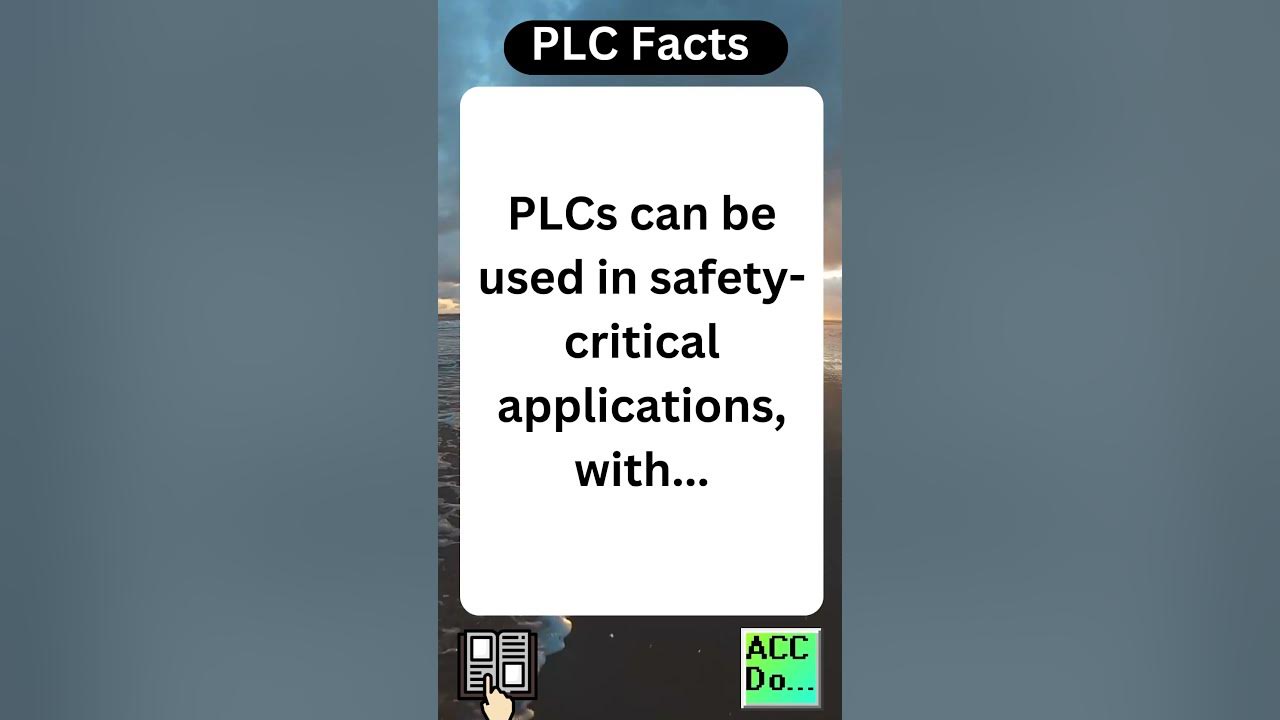 'Video thumbnail for PLC Facts - used in safety critical applications...'