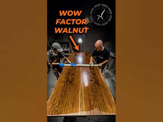 Video thumbnail for First Coat on Walnut – The Magic Moment Every Woodworker Loves
