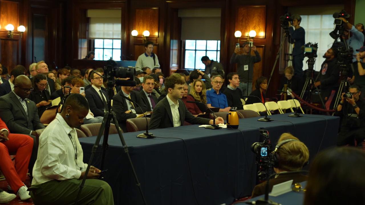 Video thumbnail for AI companies executives testify duirng NYC Council Hearing.