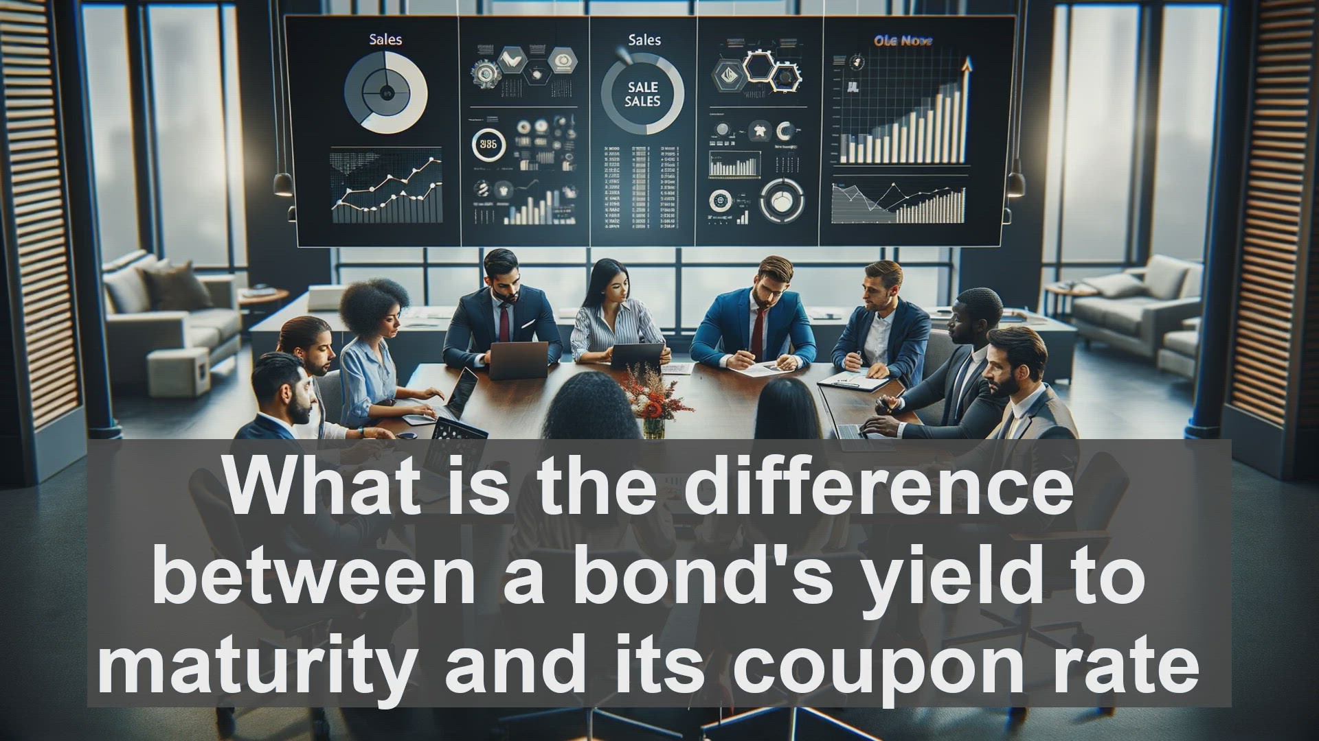 'Video thumbnail for What is the difference between a bonds yield to maturity and its coupon rate?'