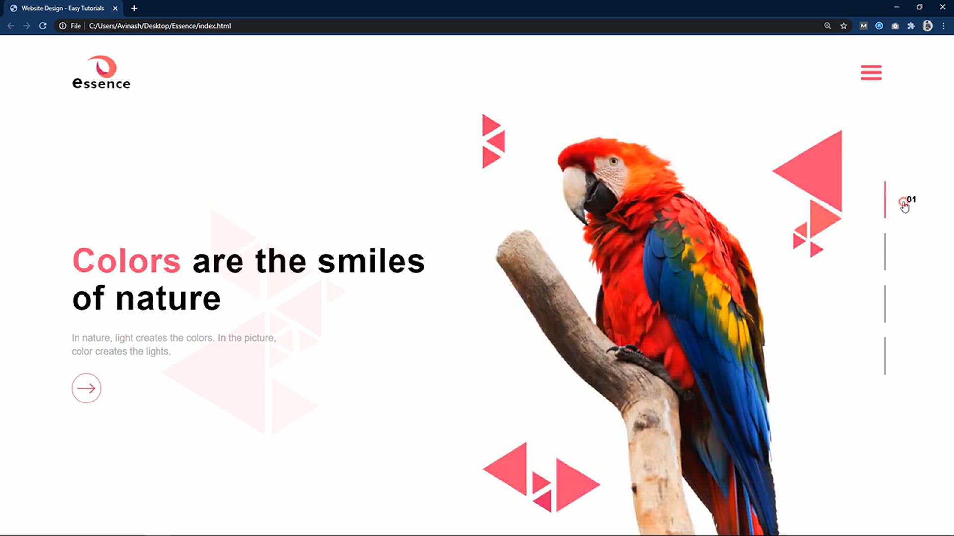 'Video thumbnail for How To Make Website Using HTML & CSS With Image Gallery _ HTML CSS Website Design'