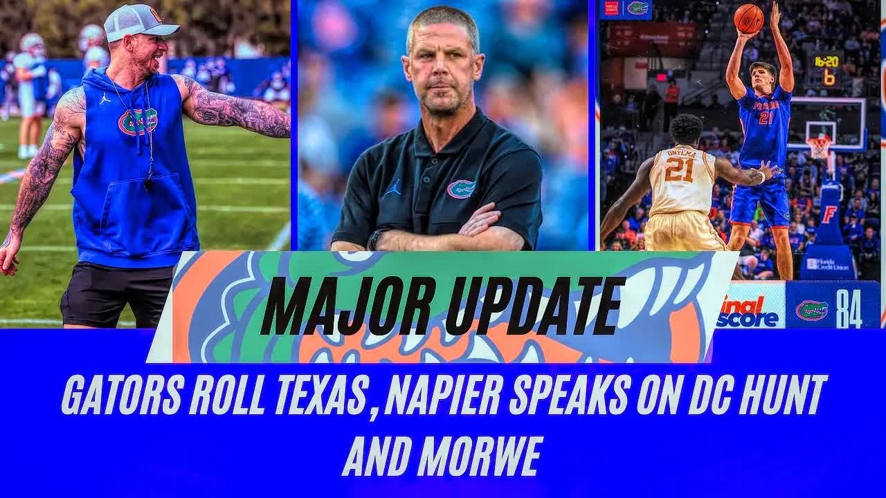 Video thumbnail for Gators WHOOP TEXAS, Napier RESPONDS to Coaching movment & MORE