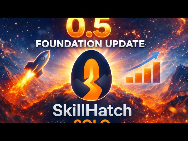 Video thumbnail for Skillhatch solo Foundation update - 0.5 launch video #mindset #launch #skillhatchsolo