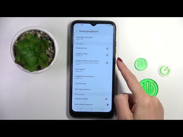 Video thumbnail for SAMSUNG Galaxy A03 & Keyboard Settings - Turn On/Off Emoji Suggestion