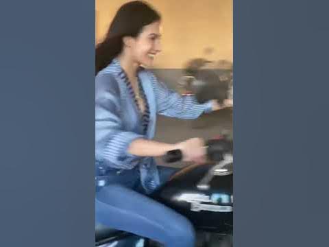 Video thumbnail for Amyra Dastur Embarks on a Thrilling Adventure with her Royal Enfield