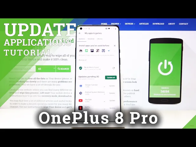 Video thumbnail for How to Update Apps in OnePlus 8 Pro – Download Newest App Version