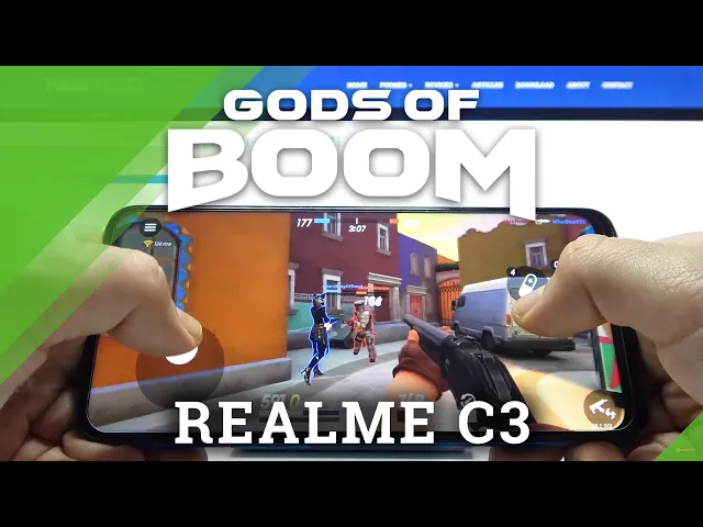 Video thumbnail for High Graphics Checkup on Realme C3 - Gods Of Boom Gameplay | Game Test