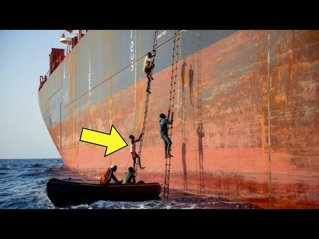 Video thumbnail for Pirates Climb Aboard Cargo Ship - Then Captain Did This