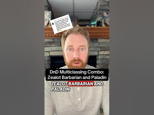 Video thumbnail for DnD Multiclassing Combo: Zealot Barbarian and Paladin