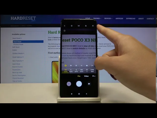 Video thumbnail for How to Manage Camera Pro Mode Features on POCO X3 – Camera Pro Features