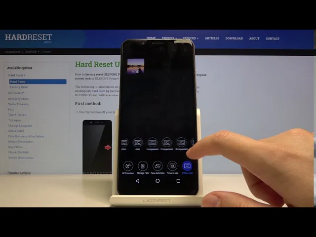 Video thumbnail for How to Change Image Quality in ULEFONE Power – Find Quality Options