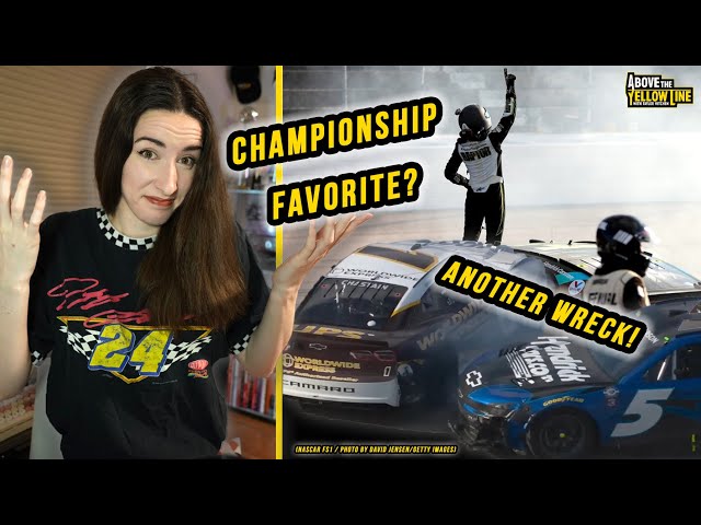 Video thumbnail for Is Byron the Championship Favorite? | Ross Chastain Wrecks Out Did He Cross a Line? (Race Recap)