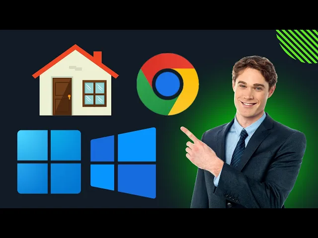 'Video thumbnail for How to Show or Hide Home Button on Google Chrome in Windows 11 or 10 | GearUpWindows Tutorial'
