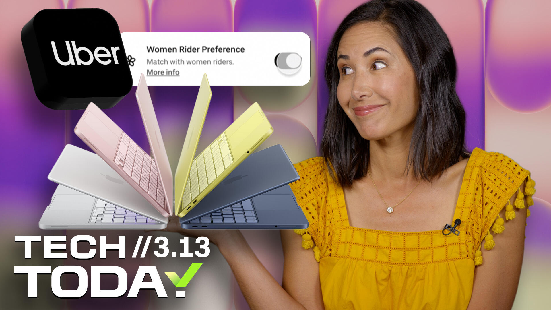 Video thumbnail for Apple's $599 MacBook Neo, ChatGPT's Interactive Tutoring, Uber's Women-Only Option | Tech Today