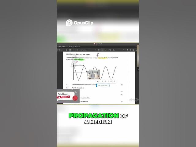 Video thumbnail for Transverse Wave Explained  Definition and Propagation